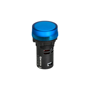 Сигнальная LED лампа, синий, 380V AC IP65 Meyertec MT22-SA76