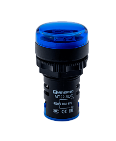 Индикатор напряжения, 5-60V DC, синий Meyertec MT22-VDC6