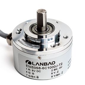 Инкрементальный энкодер LANBAO ENI50S8-6E2000H-T2