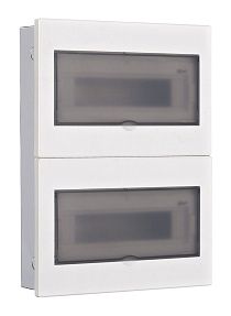 Корпус встраиваемый прозр. дв. 2 ряда 26 мод. IP41 ЩРВ-М