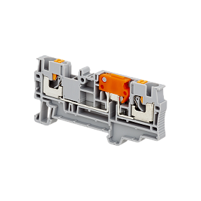 Клемма push-in с ножевым размыкателем, 4 мм² Meyertec MTP-4KS