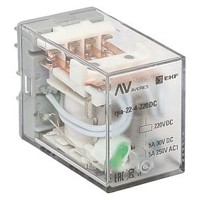 Реле промежуточное RPA 22/4 5A 220В DC EKF AVERES