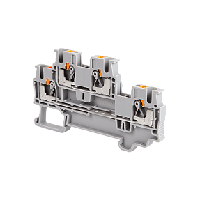 Клемма push-in двухуровневая, 2.5 мм² Meyertec MTP-D2.5