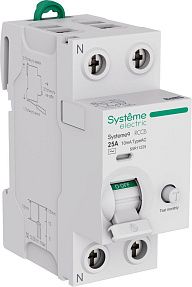 Systeme9 Выключатель дифференциального тока (ВДТ) 25A 2P 10мА Тип-AC 230В