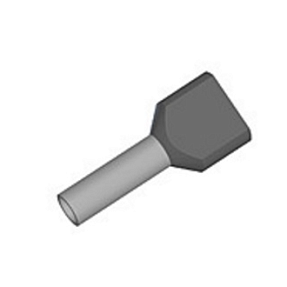 Наконечник штыревой втулочный изолированный двойной (НШВИ 2) MeyerTec MTES2-412 (уп. 100 шт.)