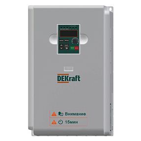 Преобразователь частоты Dekraft DEKV060 ПЧ-510-3PH-380В-11/15кВт-B DEKV060G011P015T4B