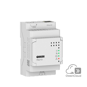 Сетевой шлюз для доступа к сервису OwenCloud RS-485 Ethernet ОВЕН ПЕ210-230