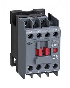 Контактор 6А 380В/400В АС3 АС4 1НЗ КМ-102
