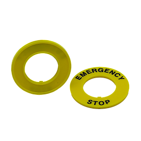 Табличка "Emergency Stop", размер 40 мм (2 шт. в комплекте) Meyertec MTB2-F13
