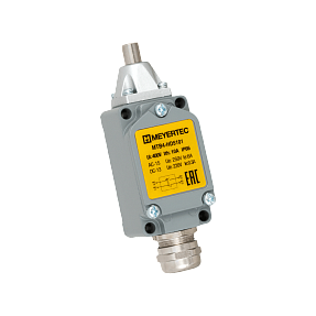 Выключатель концевой, IP66, плунжер стальной нажимной Meyertec MTB4-HD5101