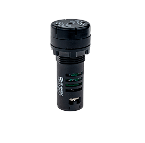 Зуммер, 80дБ, черный, 220V AС, IP40, пластик Meyertec MT22-FM220