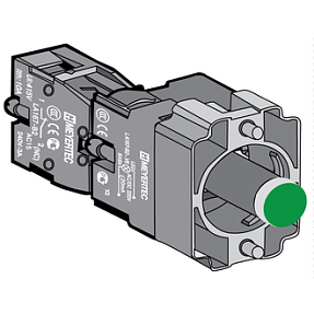 Основание с подсветкой 1NC красный 220V, металл Meyertec MTB2-BW634